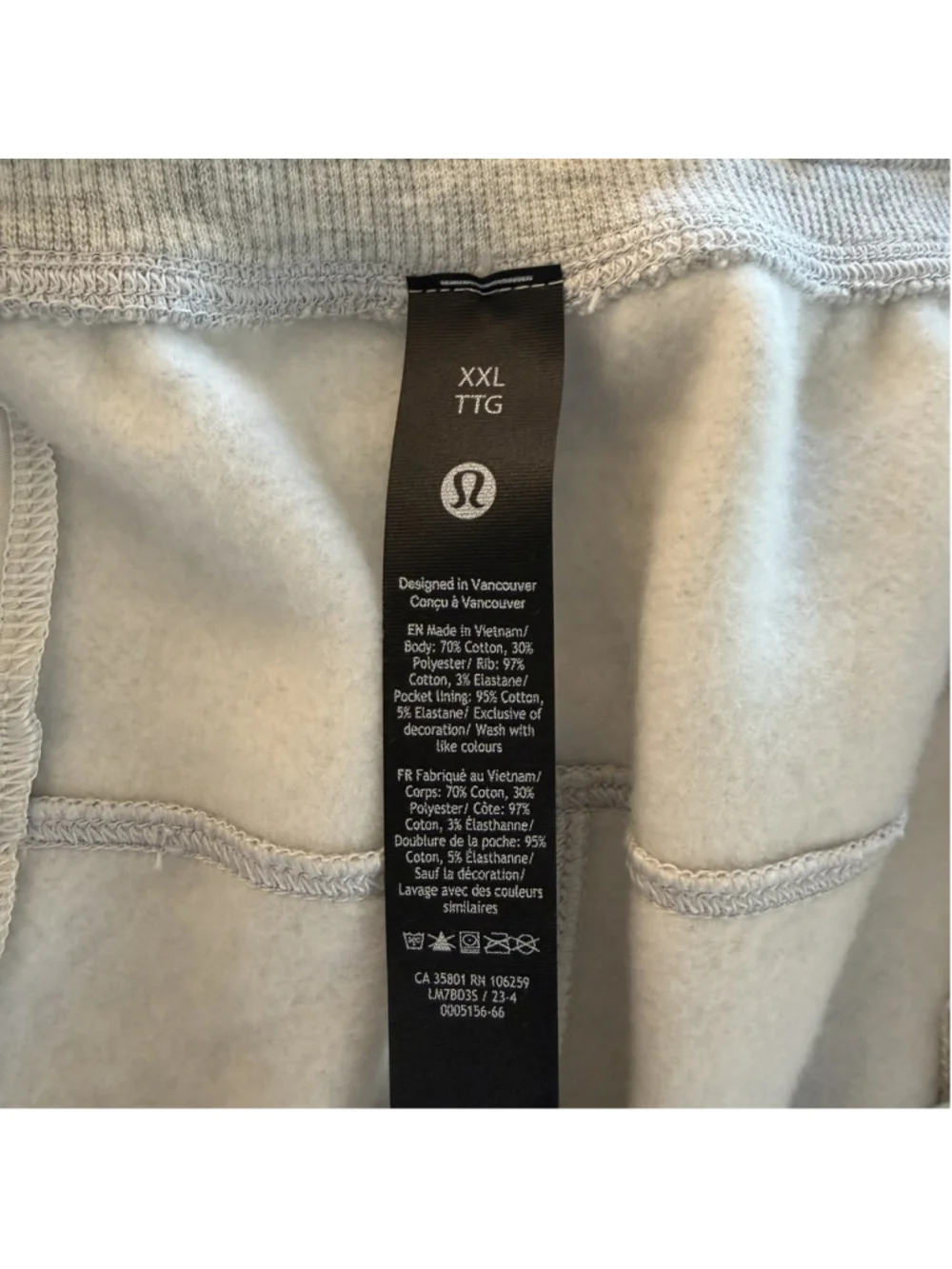 Lululemon Mens Steady State Classic Fit Shorts 5” LM7BD3S XXL Heathered Grey